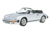 1/18 KK-Scale 1988 Porsche 911 Carrera Convertible 3.2 (Silver) Diecast Car Model