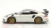 1/18 Minichamps 2019 Porsche 911 (991.2) GT3 RS Weissach Package (White with Golden Rims) Car Model Limited 111 Pieces
