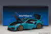 1/18 AUTOart Porsche 911 (991.2) GT2 RS Weissach Package (Miami Blue) Car Model