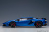 1/18 AUTOart Lamborghini Aventador SVJ (Blu Nethuns, Metallic Blue) Car Model