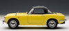 1/18 AUTOart HONDA S800 ROADSTER 1966 (YELLOW) Diecast Car Model