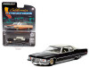 1973 Cadillac Coupe DeVille Lowrider Black with Cream Top and Gold Wheels "California Lowriders" Release 1 1/64 Diecast Model Car by Greenlight