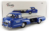 1/18 iScale 1955 Mercedes-Benz Renntransporter "The Blue Wonder" Diecast Car Model