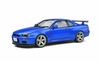  1/18 Solido 1999 Nissan Skyline (R34) GT-R (Bayside Blue) Diecast Car Model