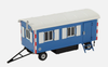 1/50 NZG Construction Trailer Blue Diecast Model