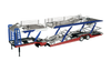 1/18 NZG 8 Cars Double Level Lohr Car Transporter Trailer (Blue & Red) for Mercedes-Benz Actros Truck Head Diecast Model