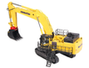 1/50 NZG Komatsu PC1250 Excavator with Lehnhoff Quick Coupler & Equipment Diecast Model