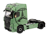 1/18 NZG Mercedes-Benz Actros GigaSpace 4x2 (Olive Green with Star) with Lighting Diecast Car Model