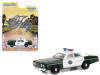 1975 Plymouth Fury Dark Green and White "Capitol City Police" "Hobby Exclusive" 1/64 Diecast Model Car by Greenlight