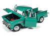 1/18 Auto World 1957 Chevrolet Chevy 3100 Stepside Pickup Truck Ocean Green "Hemmings Motor News" Magazine Cover Car (August 2016) Diecast Car Model