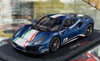 1/18 BBR Ferrari 488 Pista Piloti #73 (Matt Abu Dhabi Blue) Resin Car Model Limited 40 Pieces