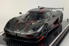 1/18 Frontiart Koenigsegg Agera RS Genesis (Carbon Black with Red Accent) Resin Car Model Limited 500 Pieces