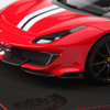 1/18 BBR Ferrari 488 Pista (Rosso Corsa Red & Black Wheels with Yellow Calipers) Resin Car Model Limited 48 Pieces