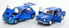 1/18 Solido 2-Car Set Renault R5 Turbo & Renault R8 Gordini Blue Diecast Car Model