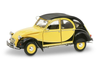 1/18 Solido 1982 Citroen 2CV6 Charleston (Yellow & Black) Diecast Car Model