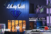 1/64 Magic City Japan LBWK Headquarter Black Body Shop Diorama (car models & Figures NOT included) 