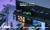 1/64 Magic City Japan LBWK Headquarter Black Body Shop Diorama (car models & Figures NOT included) 