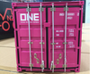 1/18 NZG ONE Container Pink Diecast Car Model