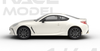 1/64 POPRACE Toyota GR 86 2022 - Halo White Diecast Car Model