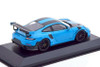 1/43 Minichamps 2018 Porsche 911 (991.2) GT2 RS Weissach Package (Miami Blue with Black Wheels) Car Model Limited 222 Pieces