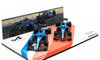 1/43 Minichamps 2021 Formula 1 Alpine A521 2-Car Set Fernando Alonso #14 & Esteban Ocon #31 Car Model Limited 111 Pieces