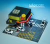 1/64 Magic City Japan McDonald Store Diorama (car models & figures NOT included)