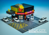1/64 Magic City Japan McDonald Store Diorama (car models & figures NOT included)