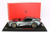 1/18 BBR 2021 Ferrari 812 Competizione (Coburn Gray With Nurburgring Silver Horizontal Stripe) Resin Car Model Limited 110 Pieces