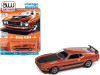 1973 Ford Mustang Mach 1 Medium Copper Metallic with Matt Black Hood Treatment and Stripes "Vintage Muscle" Limited Edition to 14910 pieces Worldwide 1/64 Diecast Model Car by Auto World