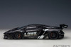 1/18 AUTOart Liberty Walk LB-Works Lamborghini Aventador Limited Edition LBWK Livery (Black with Carbon Bonnet) Car Model