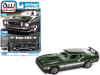 1973 Ford Mustang Mach 1 Ivy Bronze Green Metallic with Silver Stripes "Vintage Muscle" Limited Edition to 14910 pieces Worldwide 1/64 Diecast Model Car by Auto World