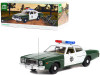 1/18 Greenlight 1975 Plymouth Fury Green and White "Capitol City Police" Diecast Car Model