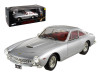 1/18 Hot Wheels Elite Ferrari 250 GT Berlinetta Lusso RHD (Right Hand Drive) (Eric Clapton's Car) Silver with Red Interior Diecast Car Model