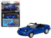 1/64 Mini GT Mazda Miata MX-5 (NA) (Headlights Up) Convertible (Mariner Blue) Diecast Car Model
