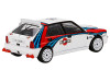 Lancia Delta HF Integrale Evoluzione White with Graphics "Martini Racing" Limited Edition to 3600 pieces Worldwide 1/64 Diecast Model Car by True Scale Miniatures