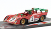 1/43 Altaya 1973 Ferrari 312 P #2 1000km Zeltweg SpA Ferrari SEFAC Arturo Merzario, Carlos Pace Car Model