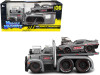 1953 Mack B-61 Flatbed Truck and 1971 Chevrolet Camaro Gray "Comp Cams" "Muscle Transports" Series 1/64 Diecast Model Cars by Muscle Machines