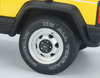 1/18 OTTO Jeep Cherokee (Second Generation XJ 1984–2001) Yellow Resin Car Model