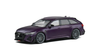 1/43 Solido 2022 Audi RS6 RS6-R (C8) ABT (Matte Purple) Diecast Car Model