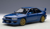 1/18 AUTOart 1998 Subaru Impreza 22B (Upgraded Version) Blue Car Model