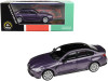 2020 BMW M3 G80 Twilight Purple Metallic with Black top 1/64 Diecast Model Car by Paragon