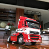 1/50 MOTORART Volvo FH16 w/ Lowboy Trailer & Volvo EC220D Excavator Diecast Model 300037