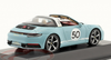 1/43 Dealer Edition Porsche 911 (992) Targa 4S #50 Heritage Edition (Meissen Blue) Car Model