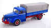 1/18 Road Kings 1954 Krupp Titan Swl 80 Canvas Top Blue Diecast Car Model