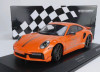 1/18 Minichamps 2021 911 (992) Turbo S Coupe Sport Design (Orange) Diecast Car Model