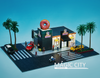 1/64 Magic City DUNKIN DONUTS Diorama (car models & figures NOT included)