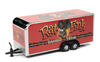 1/64 Auto World Rat Fink Red Enclosed Trailer Diecast Model