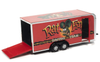 1/64 Auto World Rat Fink Red Enclosed Trailer Diecast Model