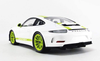 1/18 Dealer Edition 2016 Porsche 911 (991) R (White with Green Stripes) Resin Car Model