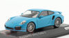 1/43 Minichamps Porsche 911 (991) Turbo S (Miami Blue) Car Model